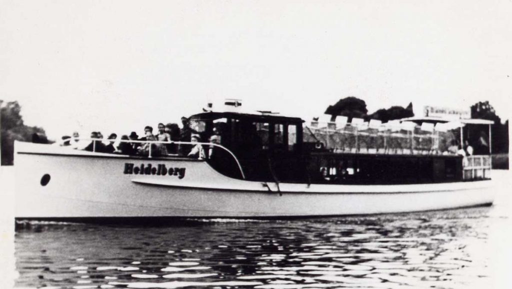 Historisches Foto der MS Heidelberg | Partyboot Berlin